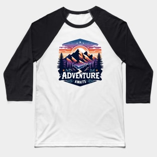 Adventure Awaits Baseball T-Shirt